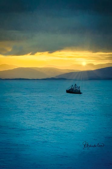 The Minch has a strange, otherworldly air — a blend of isolation, beauty, and awe. Shifting light, f