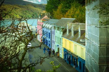 Portree on the Isle of Skye in 
Scotland