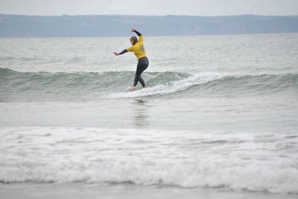 photo by Carolyn Seager
Surfer is Samantha Sunshine