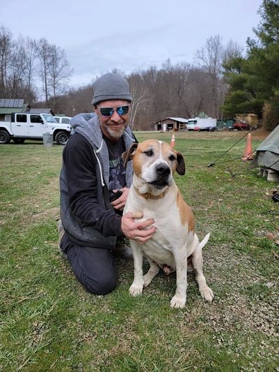 This is our campground dog Barney