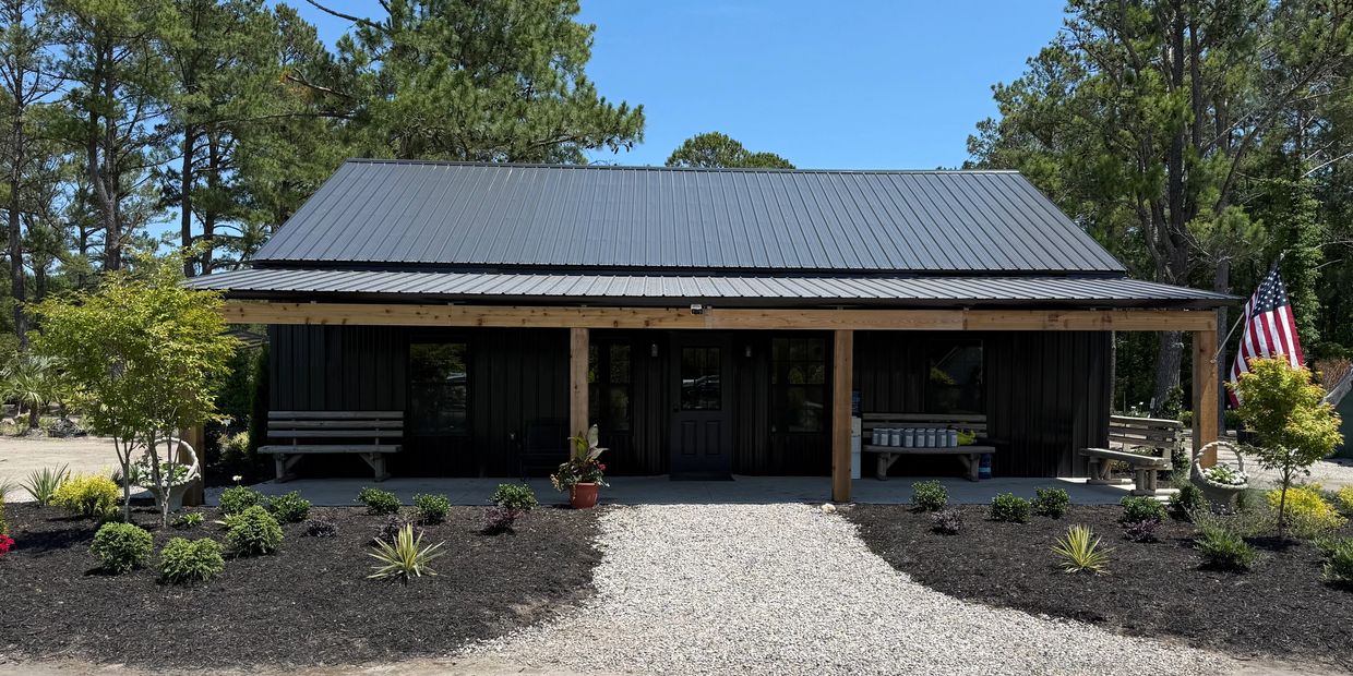New office building at Hughes and Hughes Nursery.