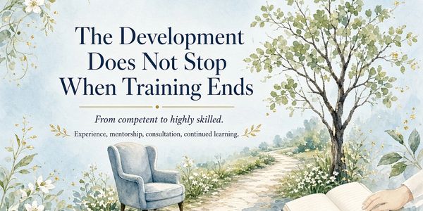 Development continues beyond training.