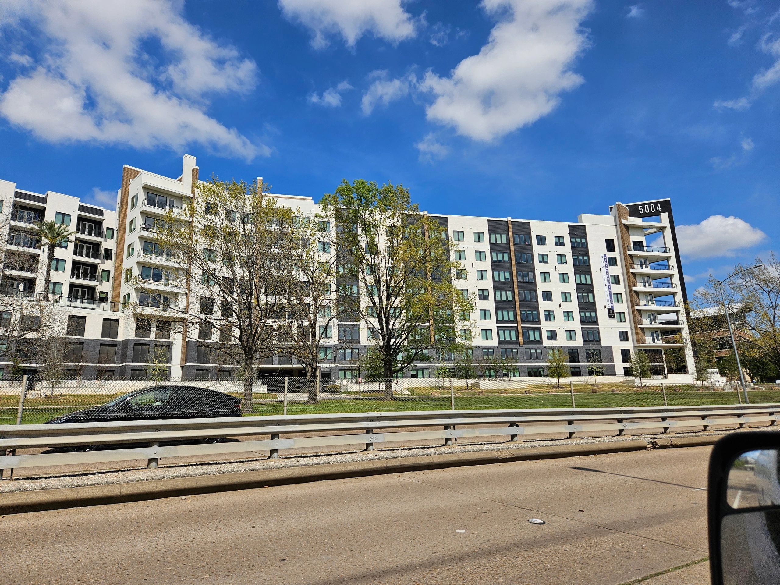 Apartment complex off of Memorial Drive in Rice Military, Houston, Texas. 