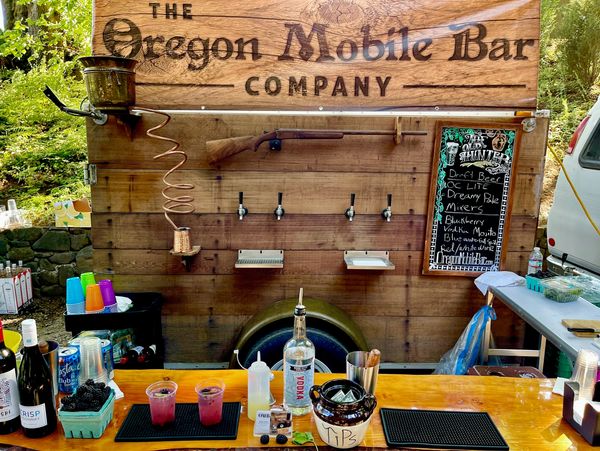 Mobile wedding bartenders tap Trailer