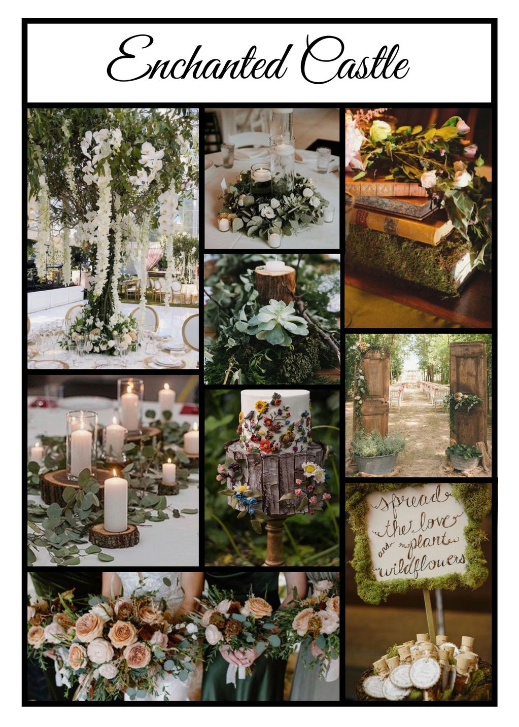 Transports guests to a fairytale world where magical details create a celebration fit for royalty.