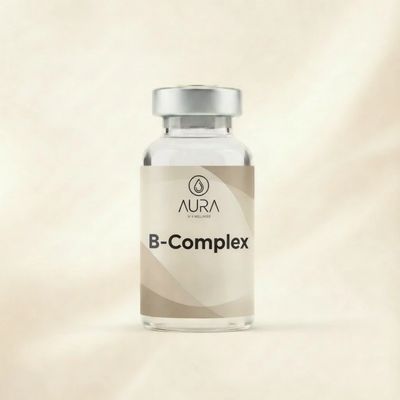 B-Complex IM Shot vial with B1 B2 B3 B5 B6 vitamins for energy metabolism nervous system support and