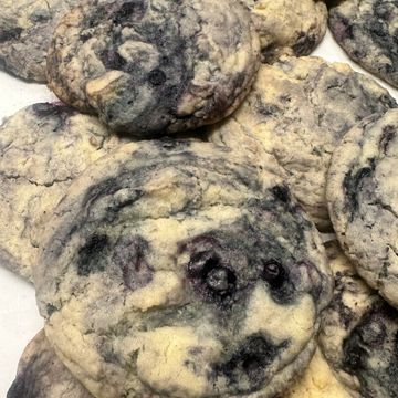 blueberry shortcake cookies 