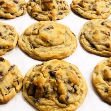 new york style chocolate chip cookies