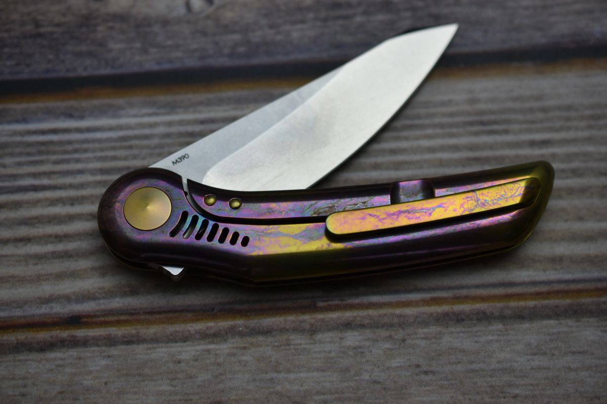Reate Gents Custom buffed and anodized a great gold then given a great