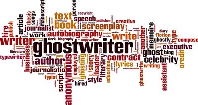 Ghostwriter words within scrabble design.