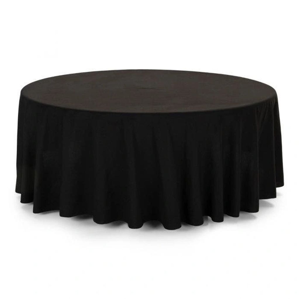 Black Table Linens 108'