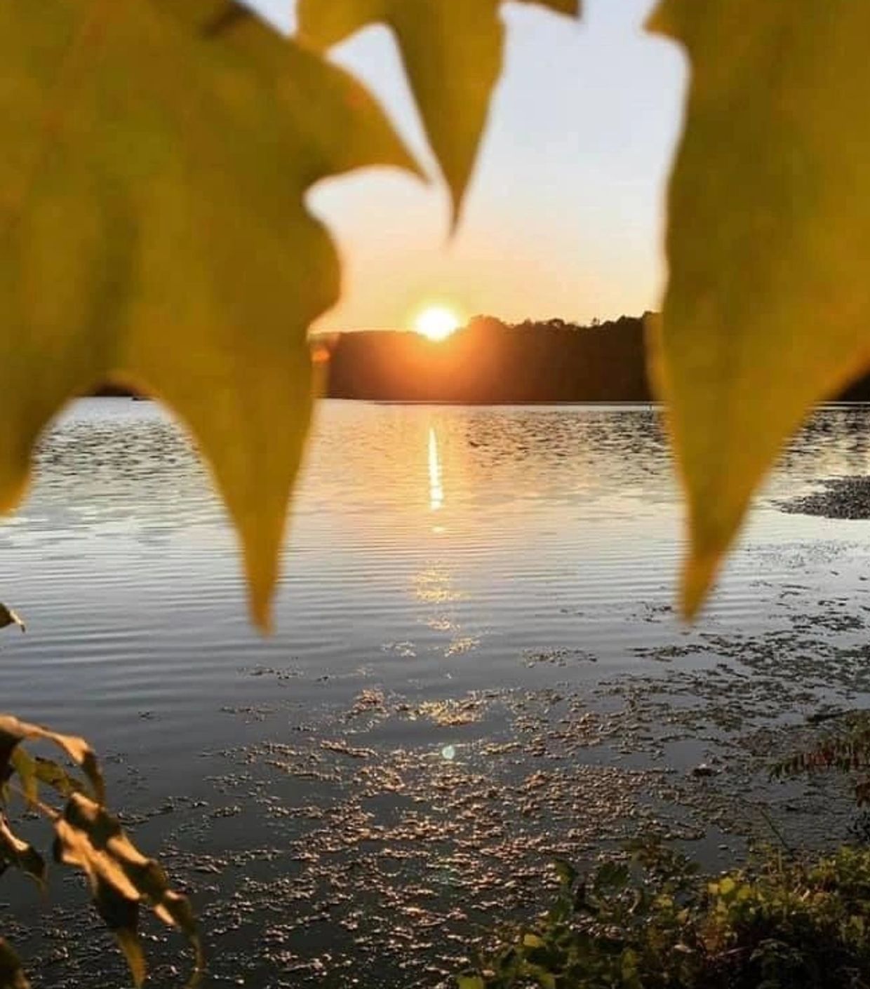 Sunset at Lake Logan, Ohio
