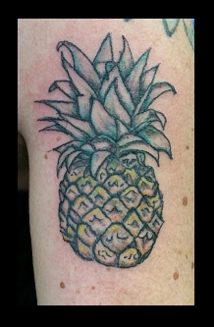 Pineapple tattoo