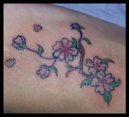 Cherry blossom tattoo