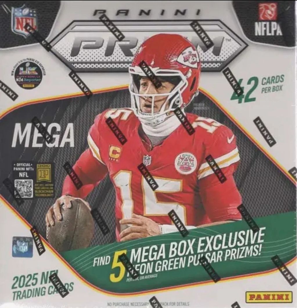 2025 Panini Prizm, $60.00