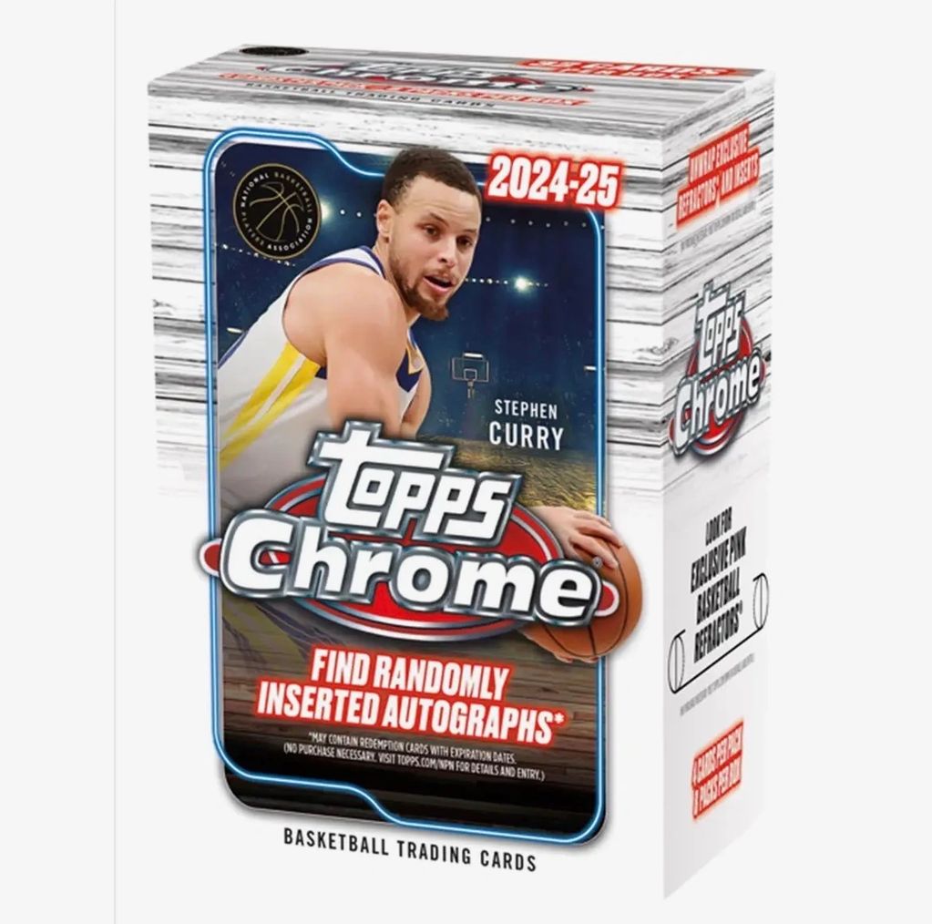 2024-25 Topps Chrome, $54.99
