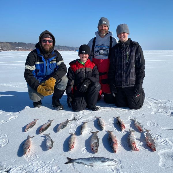 Superior Experience Charters | Lake Superior Ice Fishing | Joe Shead | Coho Salmon | Herring