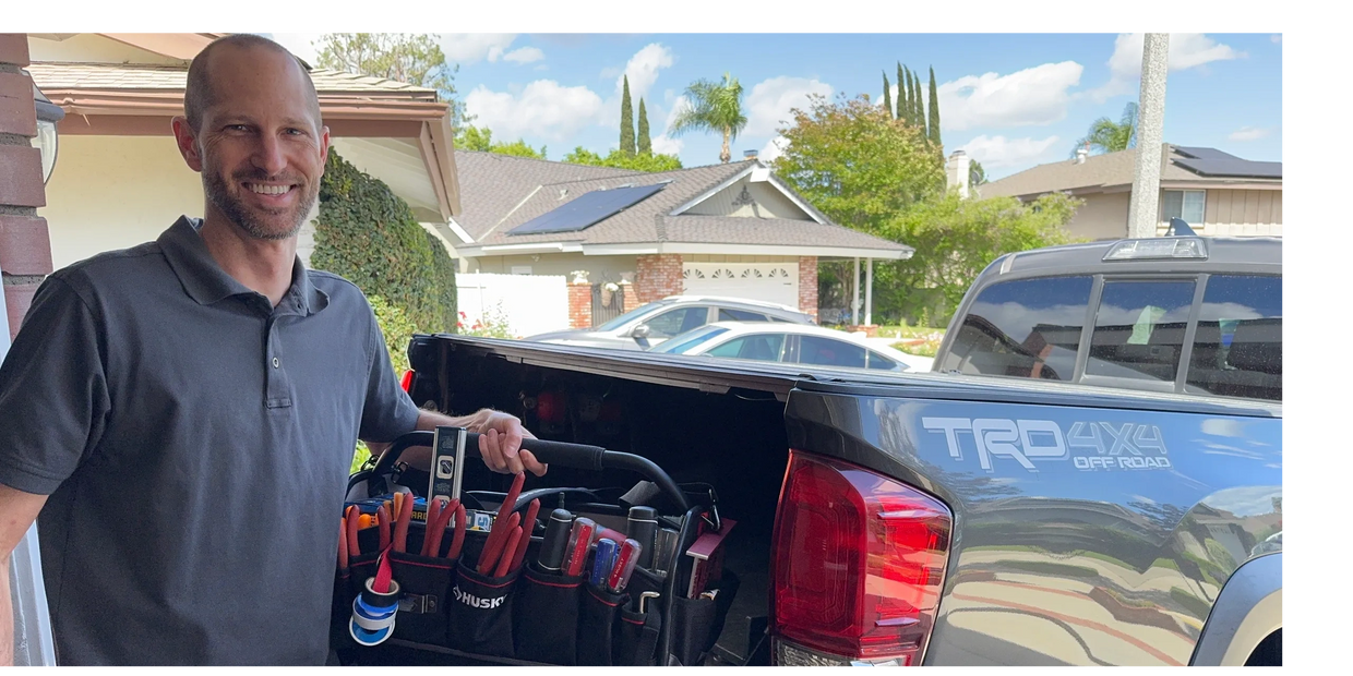 Handy Andy handyman with tools
