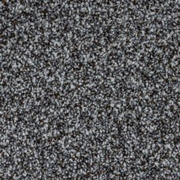 Close-up of a textured gray carpet surface.