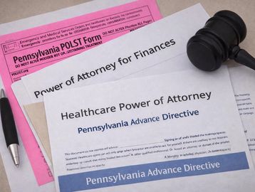 Advance care planning documents, including power of attorney and POLST for dementia care planning.