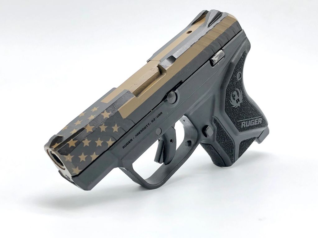 Burnt Bronze american flag cerakote