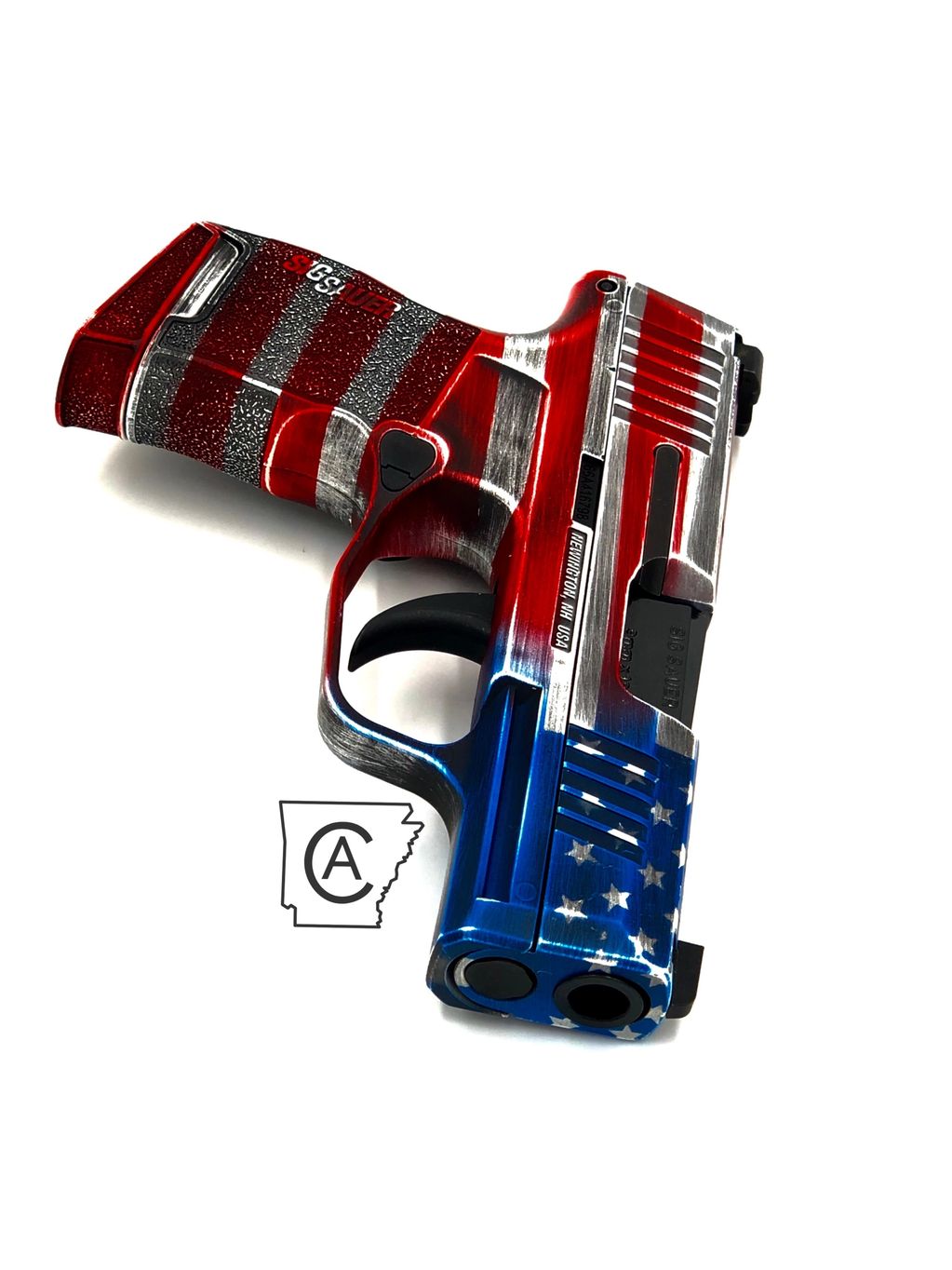 American flag Cerakote on a Sig P365