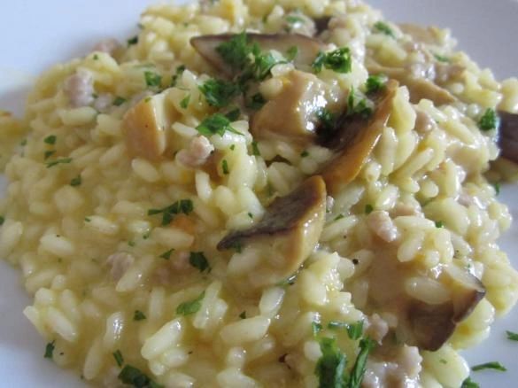 Risotto-oyster-mushrooms