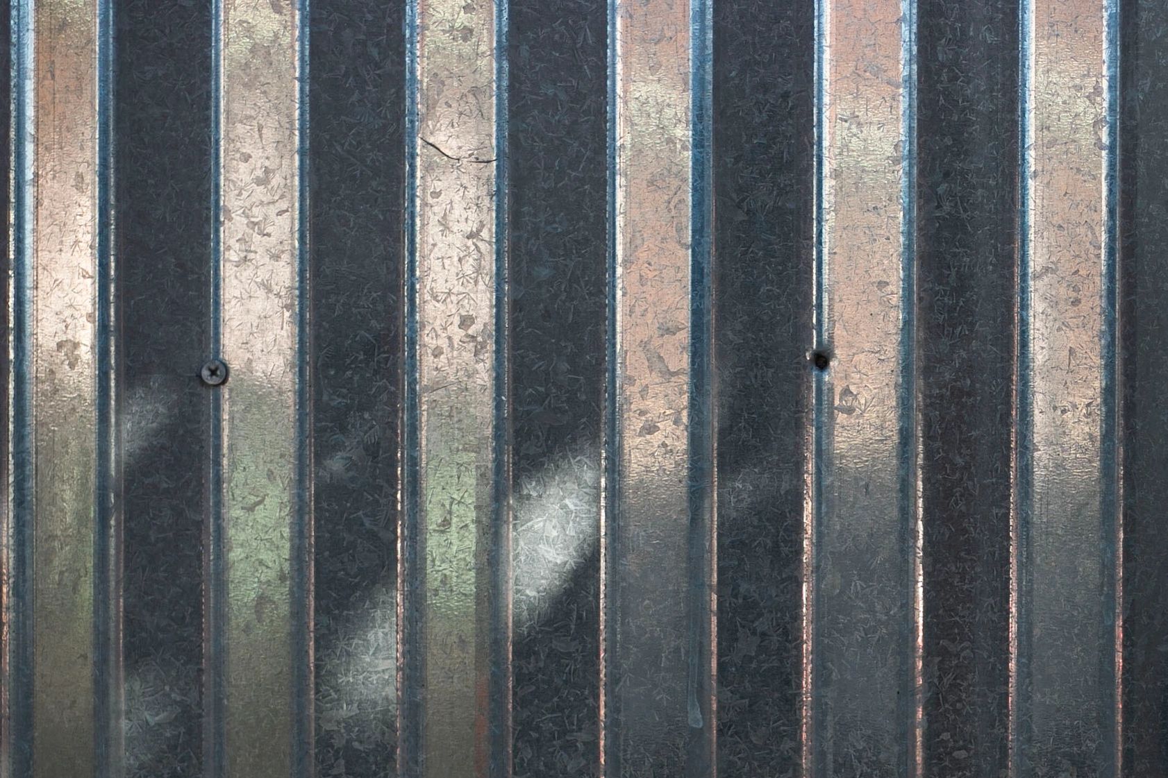 Corrugated steel.