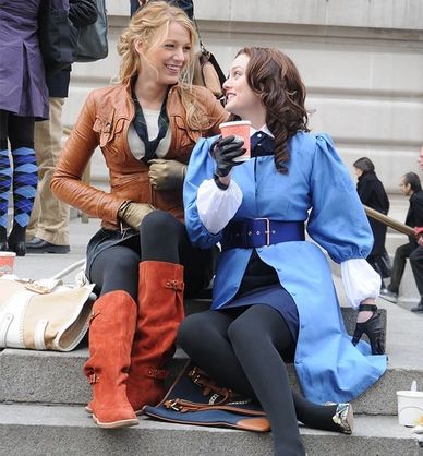 The met steps gossip girl