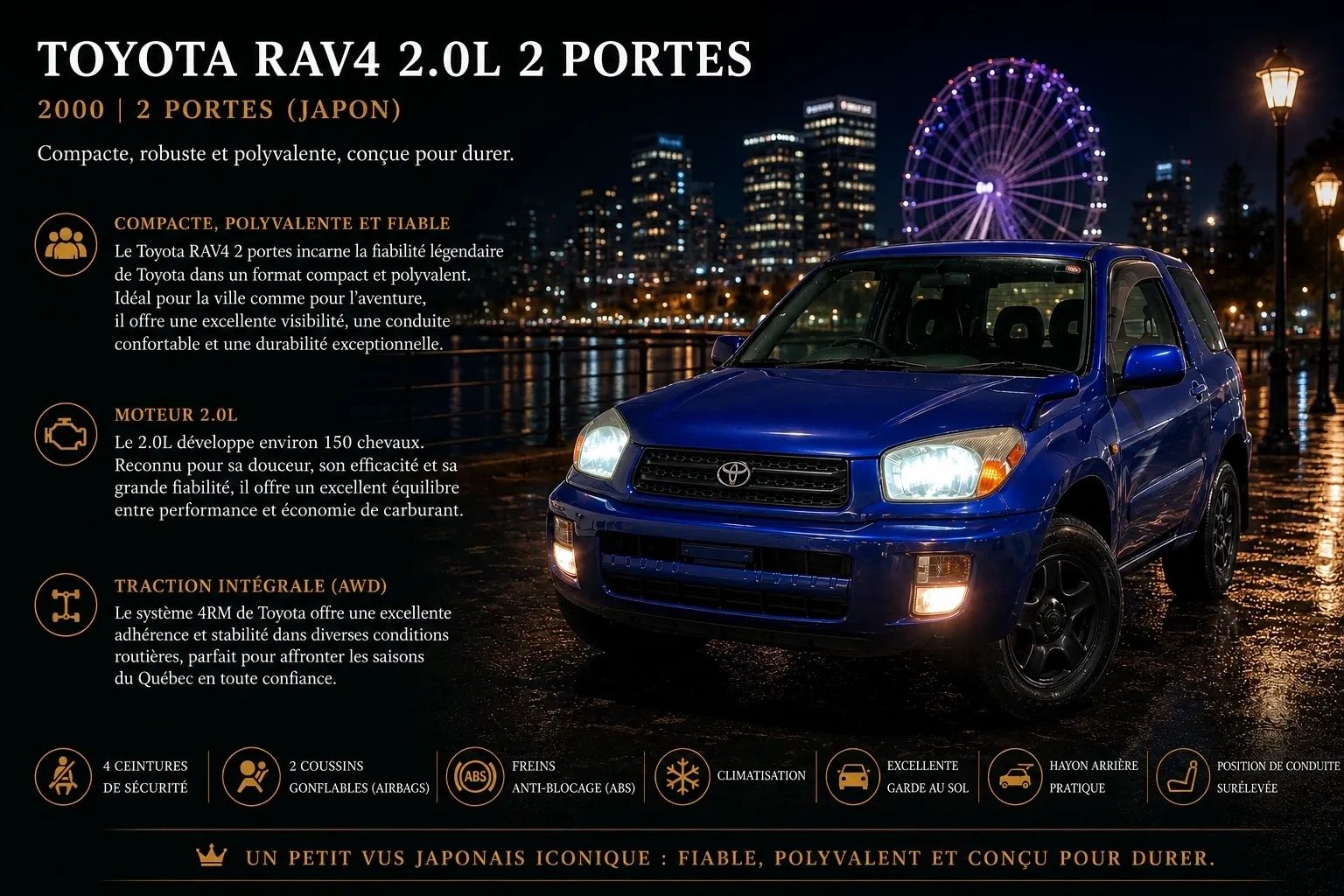 2000 Toyota RAV4 JDM car for sale