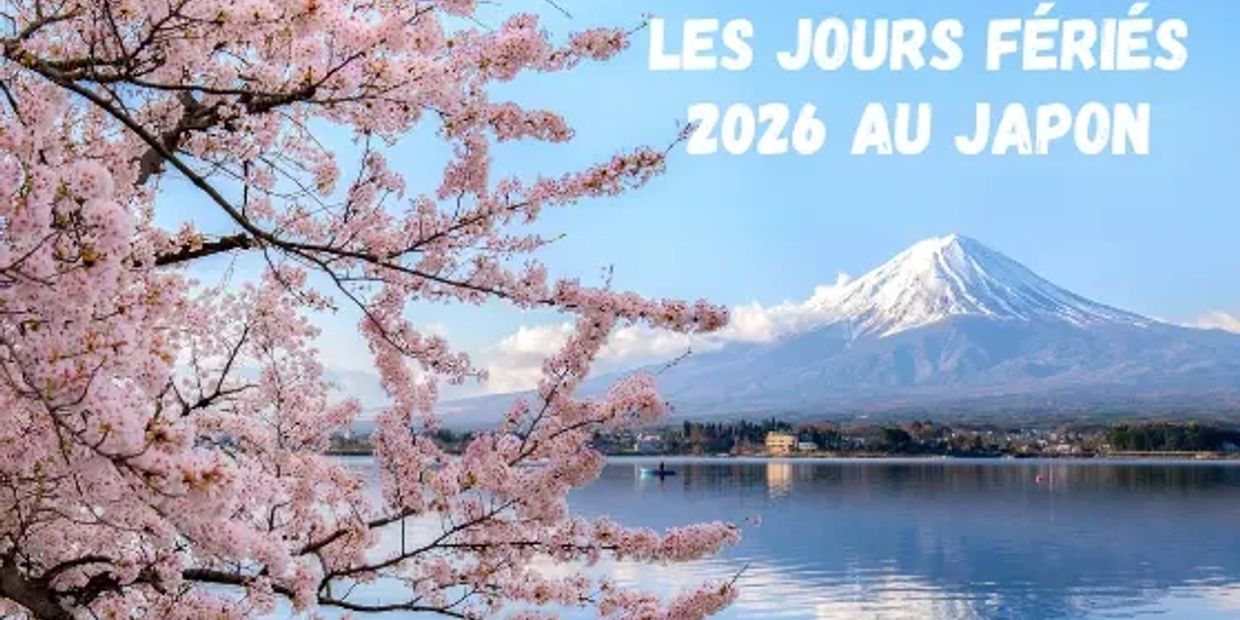 Cherry blossoms with Mount Fuji in Japan, highlighting 2026 holidays.