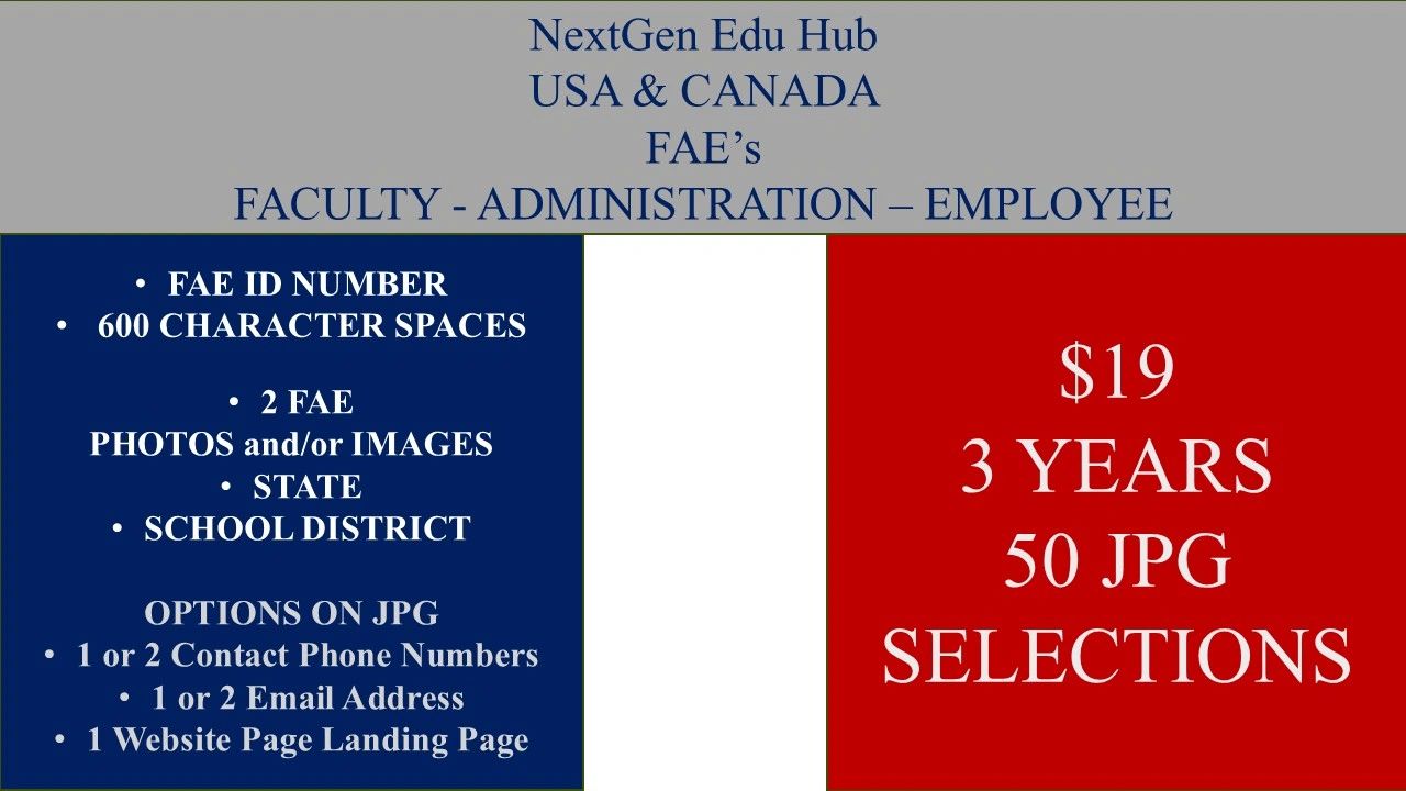 NEXTGEN EDU: Defining FAE Employment Types