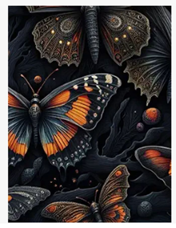 Undated daily planner with haiku poem on every page.