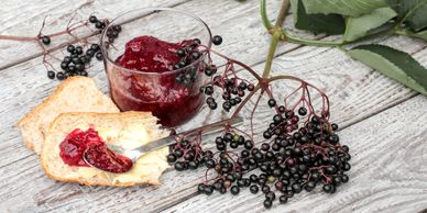 Elderberry preserve.
Made in Minnesota.