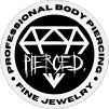 Pierced.