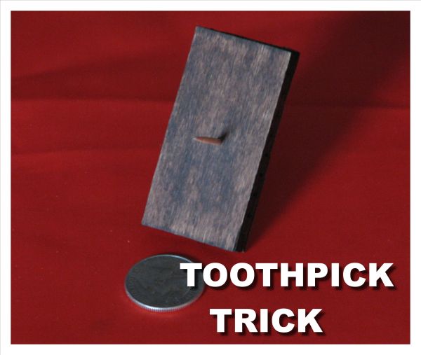 Toothpick Riddle TOOTHPICK TRICK