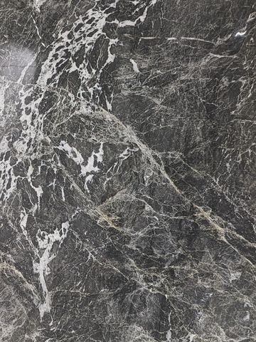 Elegant black marble-look tile with a luxurious finish