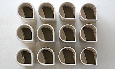 Testing the relationship between, Layer, Speed, Nozzle and Material Consistency for extrusion clay 3