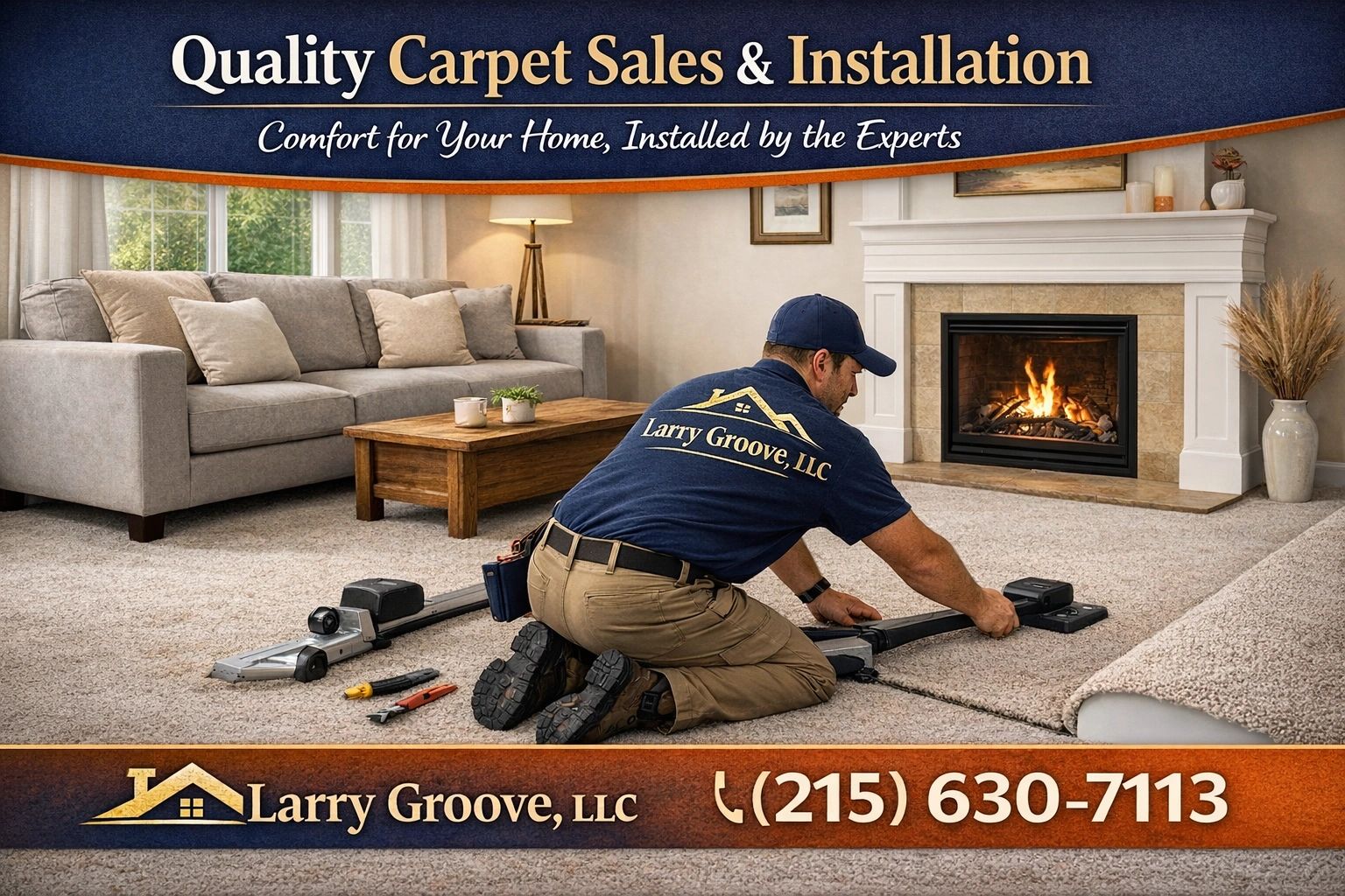 From selection to installation, we deliver quality carpeting with a flawless, professional finish.