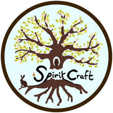 The SpiritCraft Logo showing Spriing Colouration
