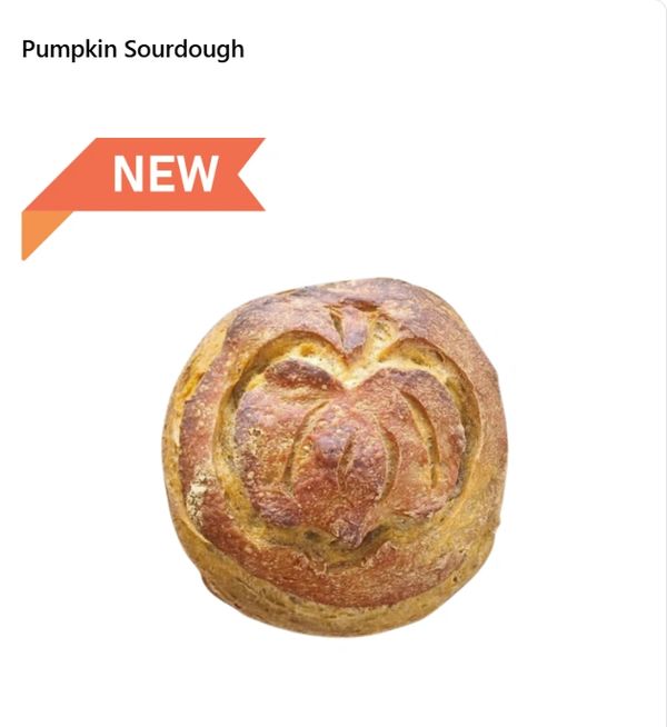 Sourdough pumpkin bread by local artisans in NE Ohio