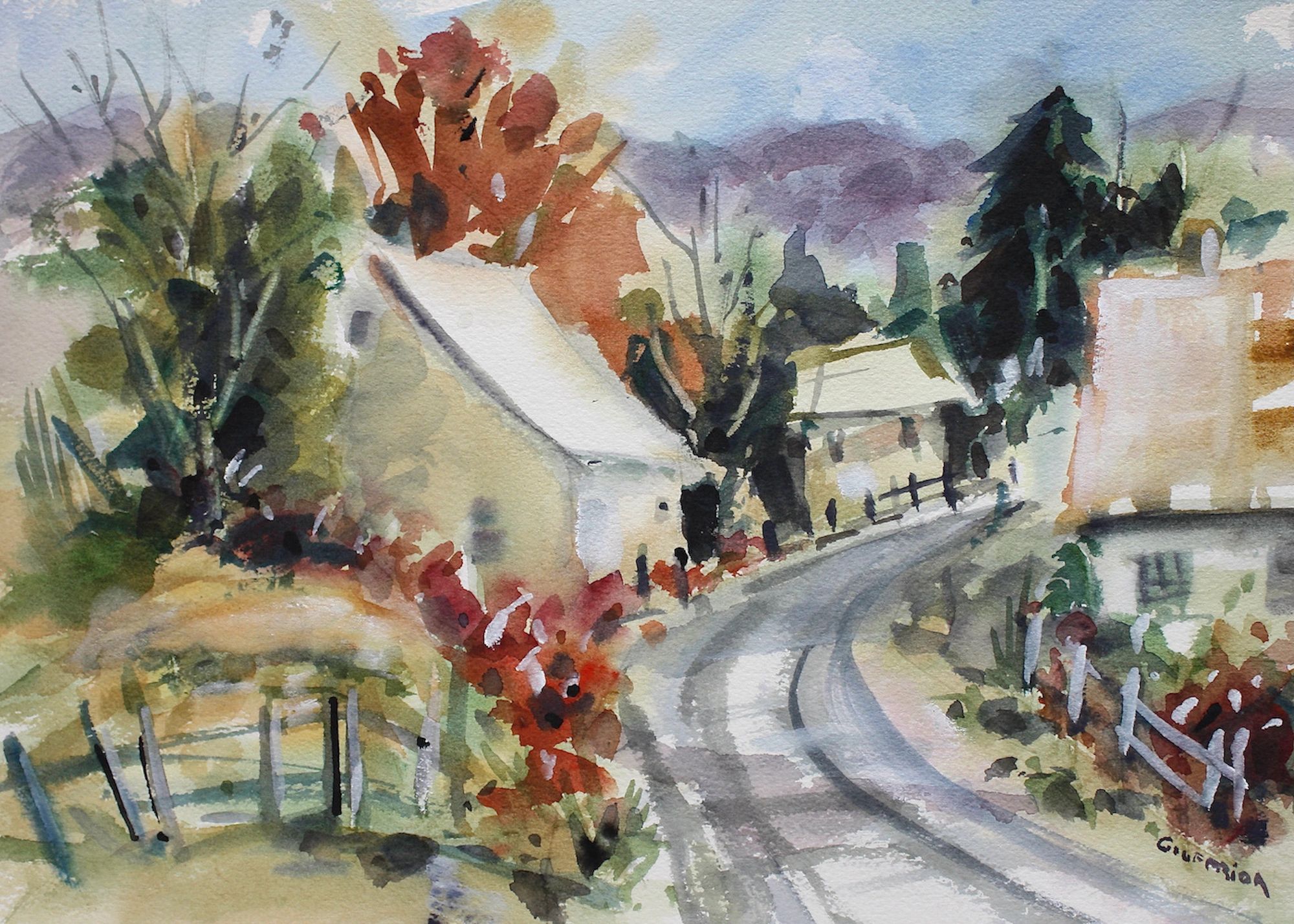 Autumn in Vermont. 11 x 15 