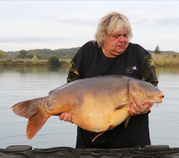 Bill Cottam continuing the run of big French carp. Featuring in January's edition of CARPology.