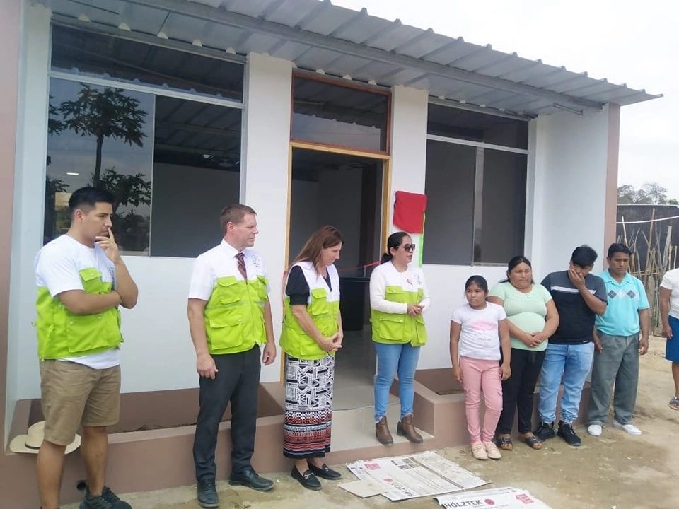 Peru Hope Delivering the First Home to a Family in need. 