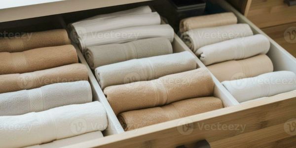 the calm of organized dresser drawers