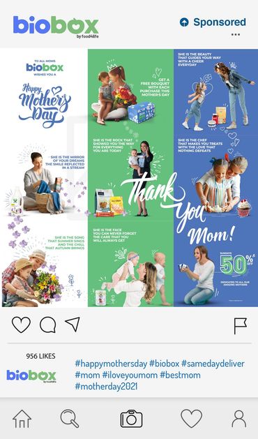 BioBox e-commerce content & social media management, shopping online, groceries, mec workshop mother