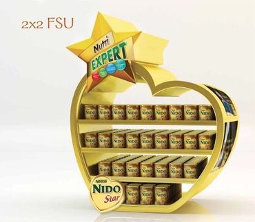 Nestle Nido activation in-store, Carrefour, mec workshop, customer experience