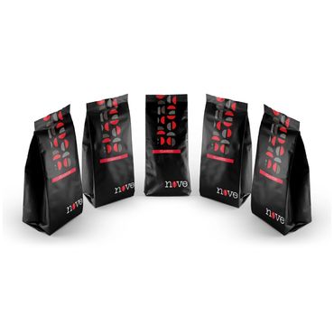 Nove coffee beans packaging design Al Shirawi vending machines, branding agency, awar winning agency