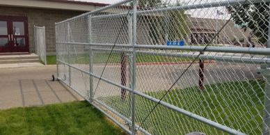 chain link fence in Meridian, ID / chain link fence installation in Boise, ID