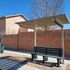 Lattice bench covers for HOA neighborhood